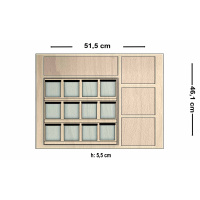 12'li Yatık Baharat Standlı(60 lık)