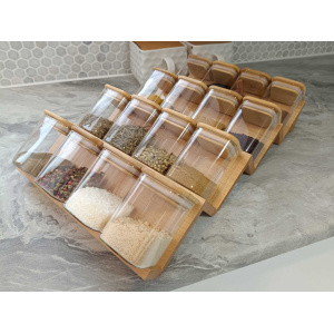 Merdiven baharatlık platformu (16 baharat kapasiteli)